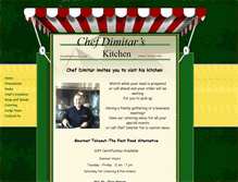 Tablet Screenshot of chefdimitars.com